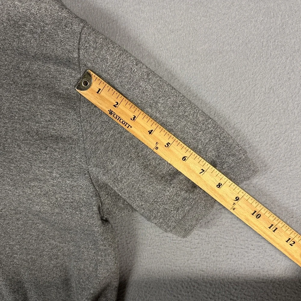 Polo Ralph Lauren Polo Shirt Mens Large Gray Heathered Stretch Performance Pony